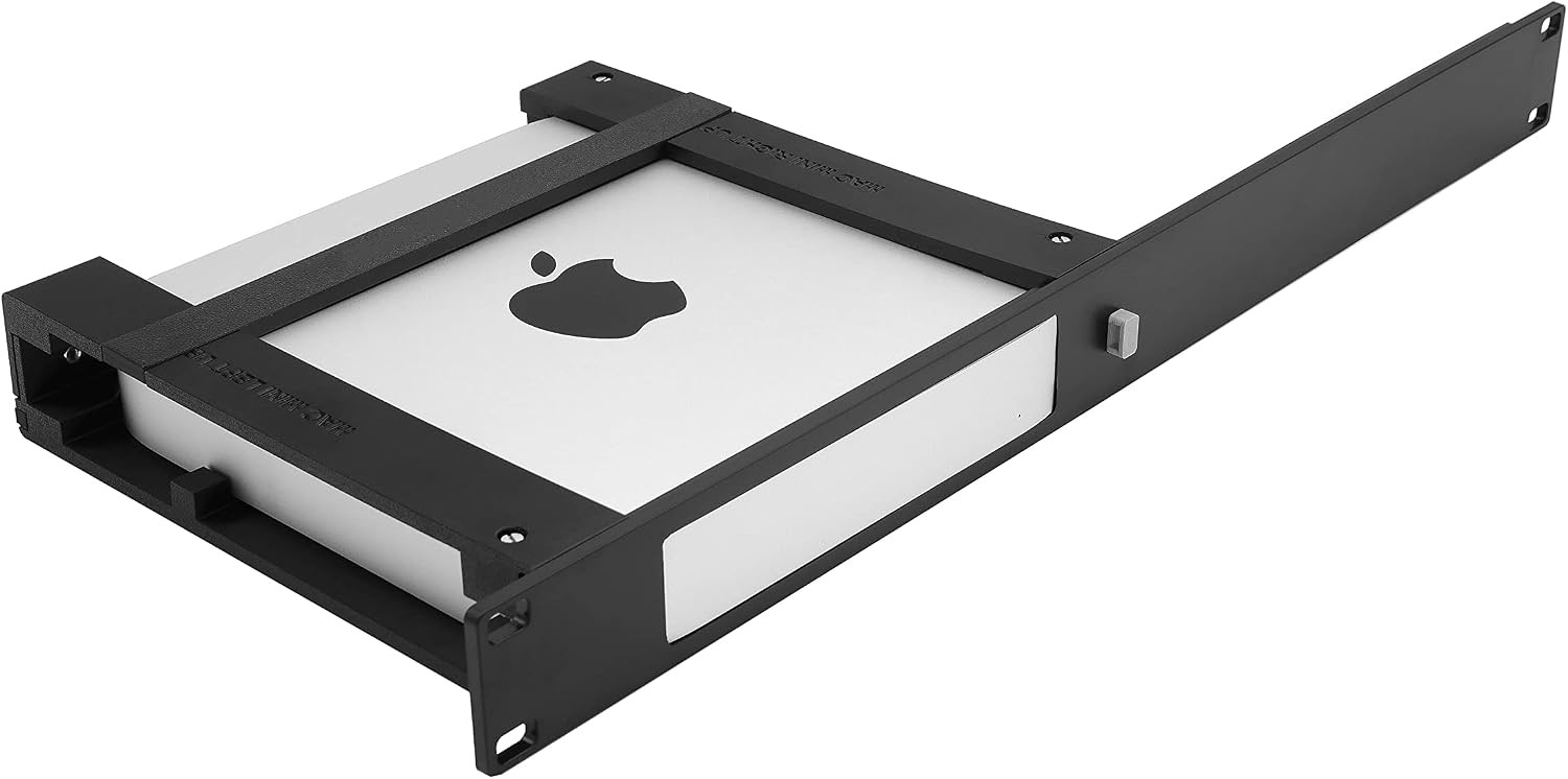 Rack Mount Apple Mac mini M1-M3 Injection Molded Plastic Front Panel