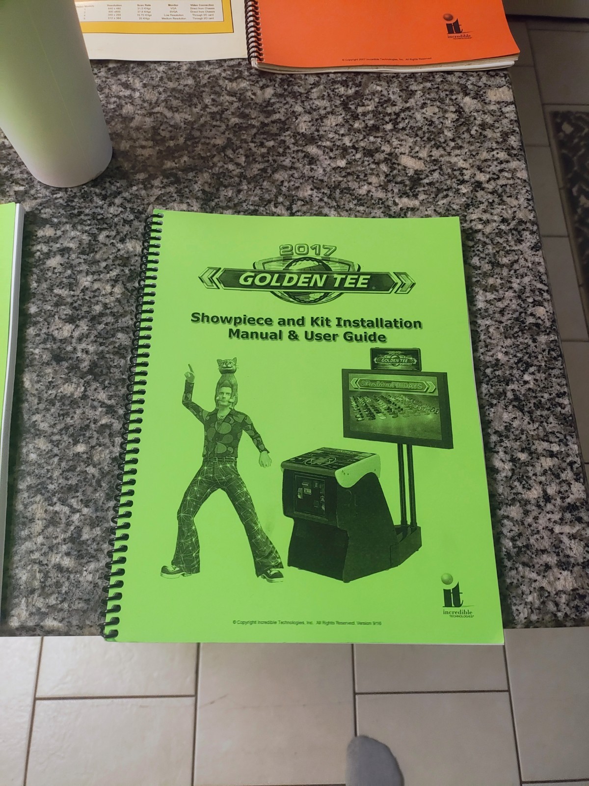 1 Incredible Technology  Golden tee Live Manual