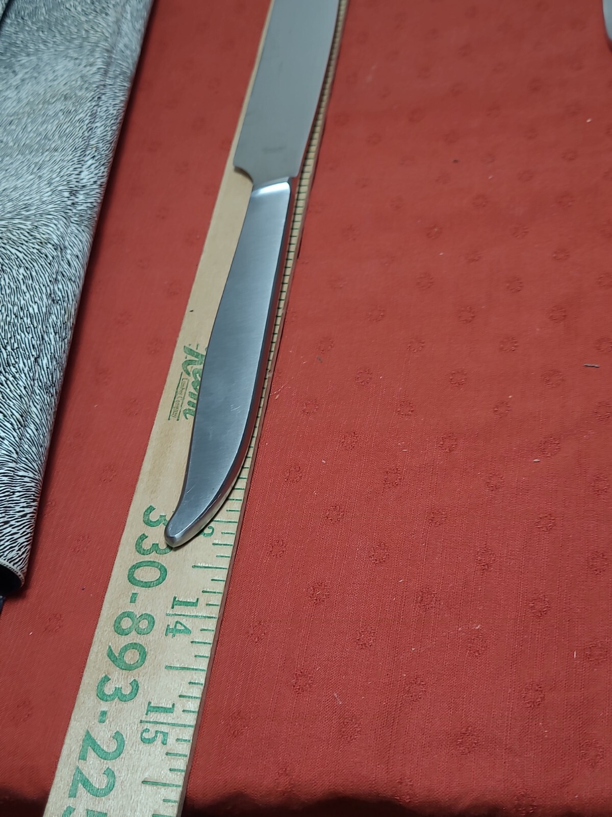 Vintage 3pc. Stainless Austria Carving Knife Fork Set With Case