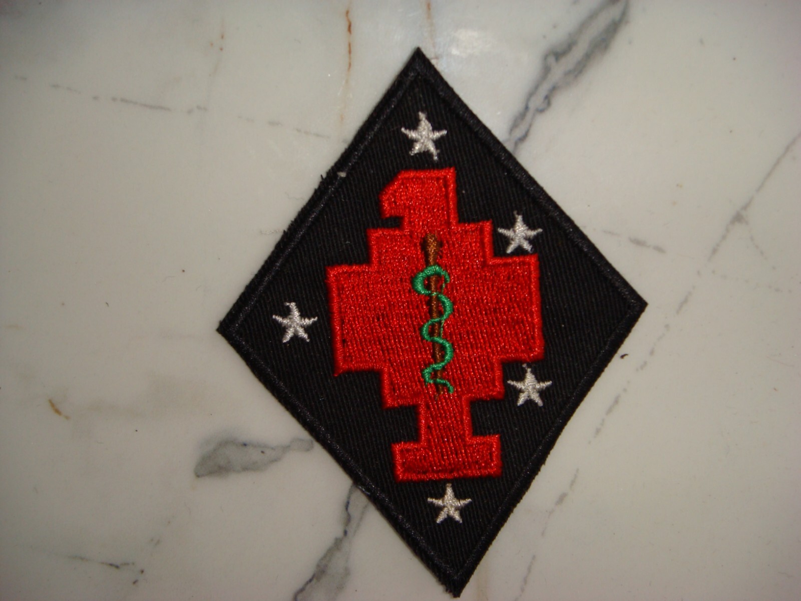 USMC 1st MEDICAL BATTALION 1st MARINE DIVISION, VIETNAM WAR PATCH