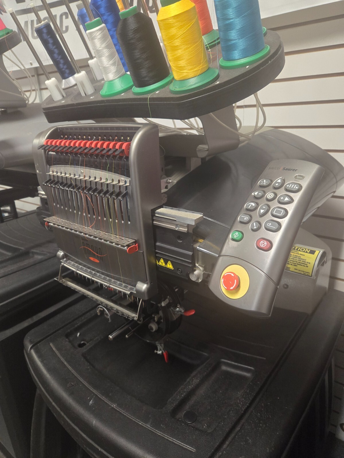 Melco Amaya XT 16 Needle Embroidery Machine - Used