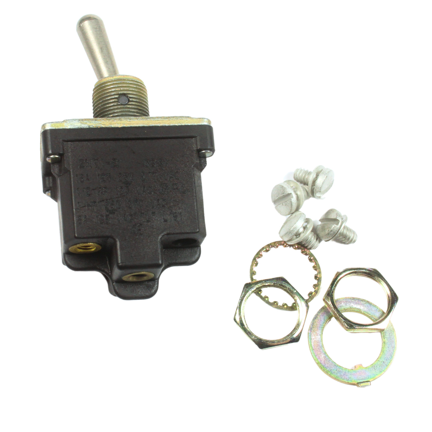 1pc. Honeywell MICRO TOGGLE Switch 2NT1-2 ON-OFF DPST Maintained, Sealed, 15A