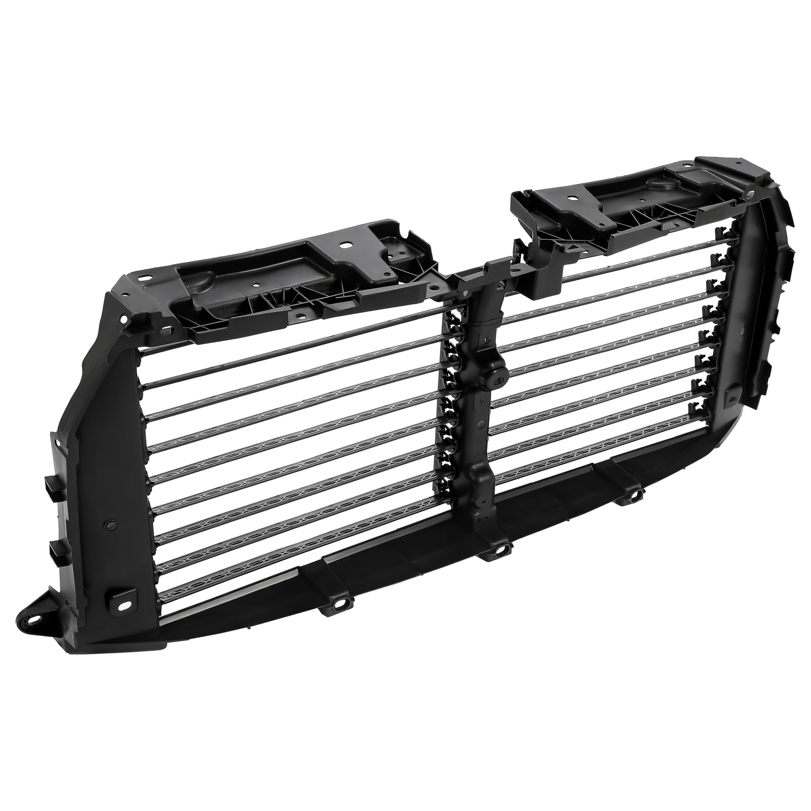 For Ford F-150 2015-2017 Front Upper Radiator Grille Air Shutter Assembly Black