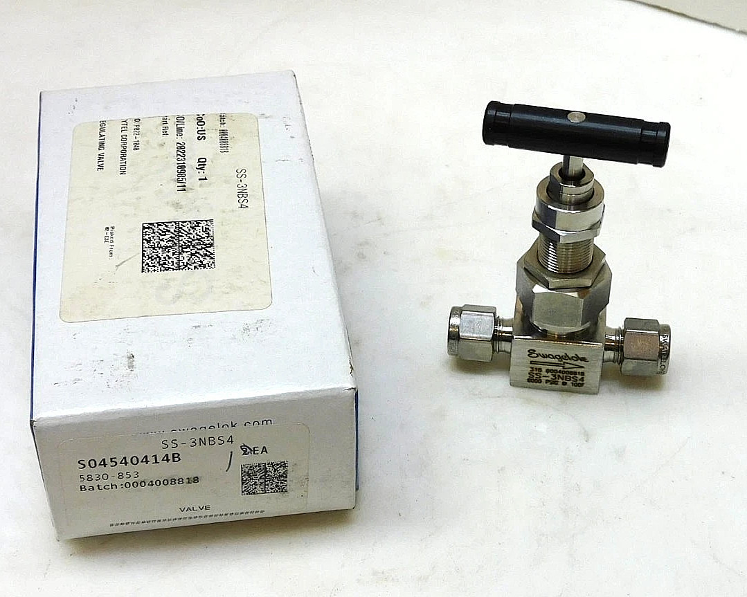 1/4 Tube OD 316ss Severe Serice Bonnet Needle Valve (6000Psig) Swagelok SS-3NBS4