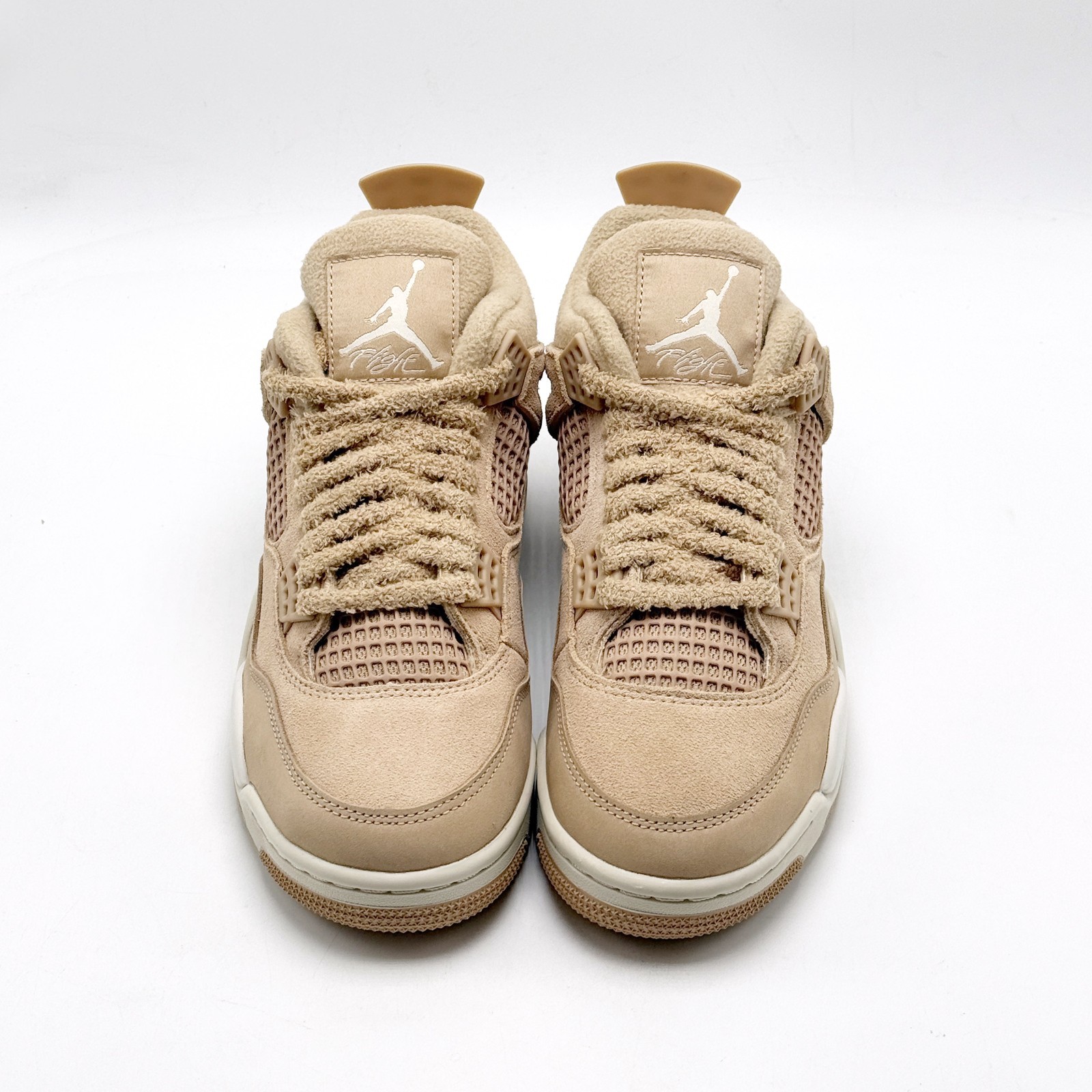 *NEW* WOMEN NIKE AIR JORDAN 4 RETRO HEMP / LIGHT OREWOOD BROWN (HV0823 200) 👍