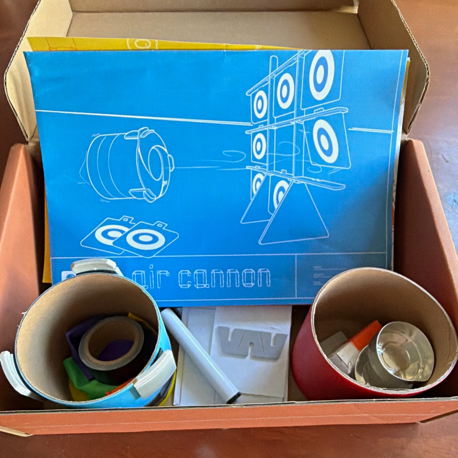 KiwiCo Tinker Crate Make Your Own Air Cannon Vortex Cannon Kit, Age 8+