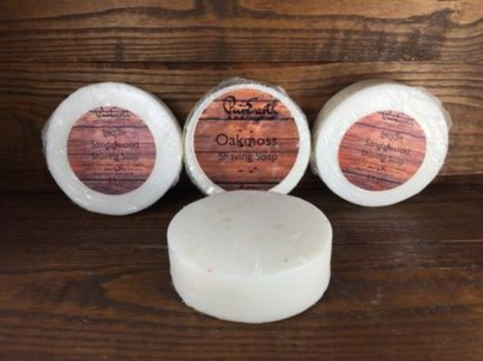 Organic Shaving Soap-Round Disc Perfect for Men's Shaving Mugs 4 oz
