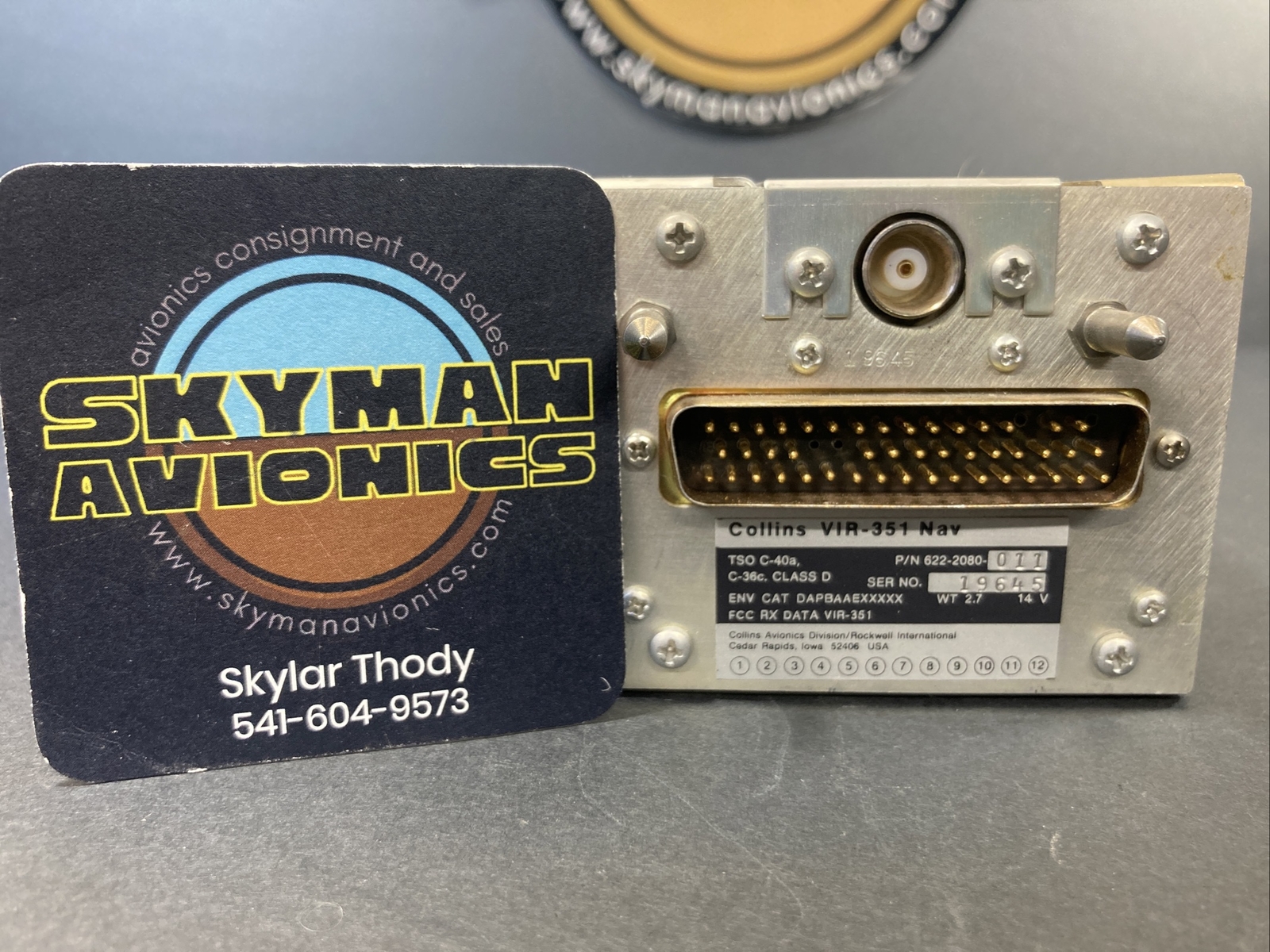 Collins VIR 351 TSO NAV Receiver