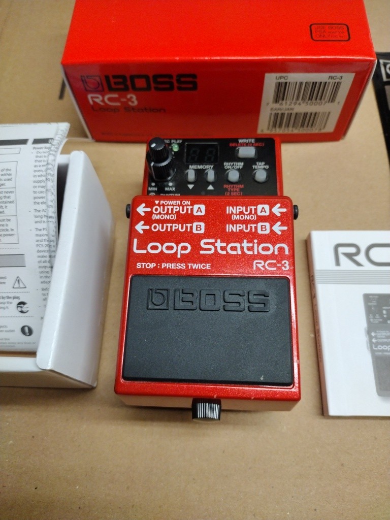 ✨✅100% TESTED - BOSS RC-3 Loop Station - Looper Pedal - NEW OLD STOCK
