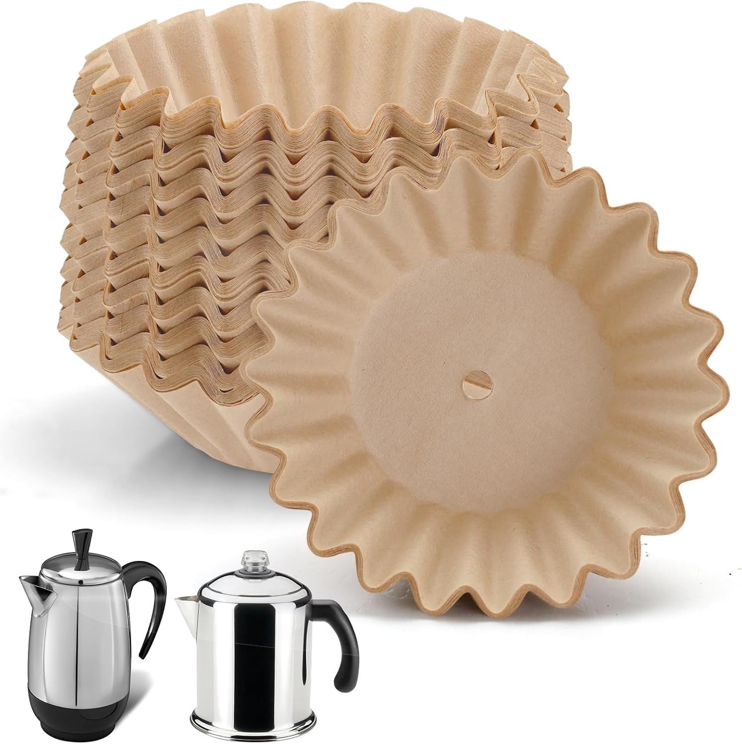 Percolator Coffee Filters Compatible with Farberware Coffee Percolator, 200 Pcs