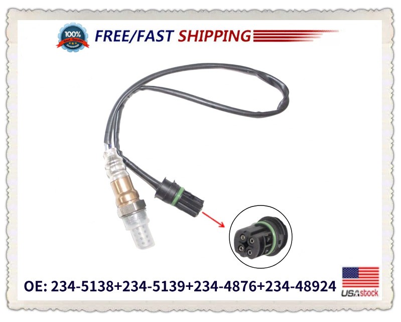 4X Oxygen Sensor Upstream & Downstream For BMW 335i 2007 2008 2009 2010 3.0L