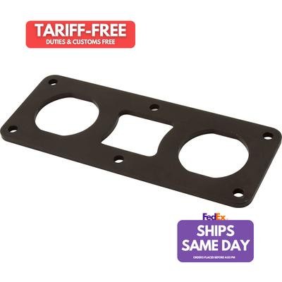 Quickcar 57-708, One Black Aluminum Remote Charge Post Bracket Flat Performance