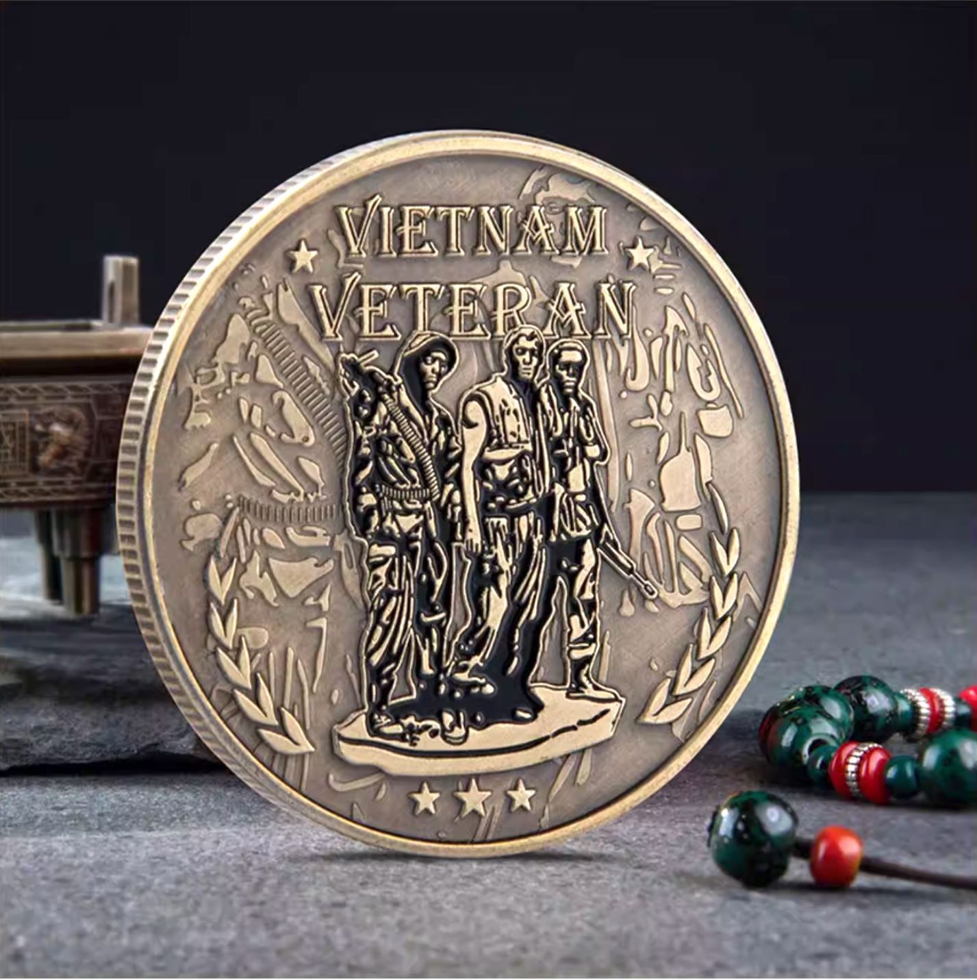 Challenge Coin Vietnam Veteran "All Gave Some Some Gave All"
