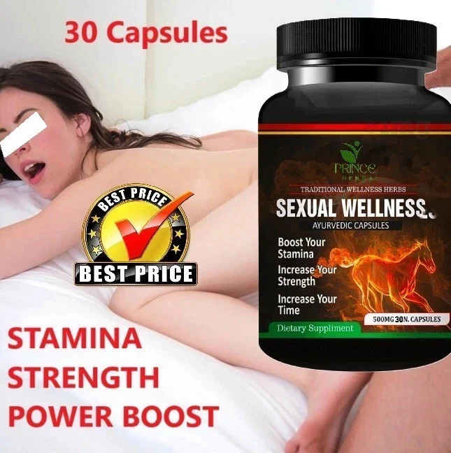 100% Ayurvedic 60 Capsules For Men Increase Performance & Stamina With Partner