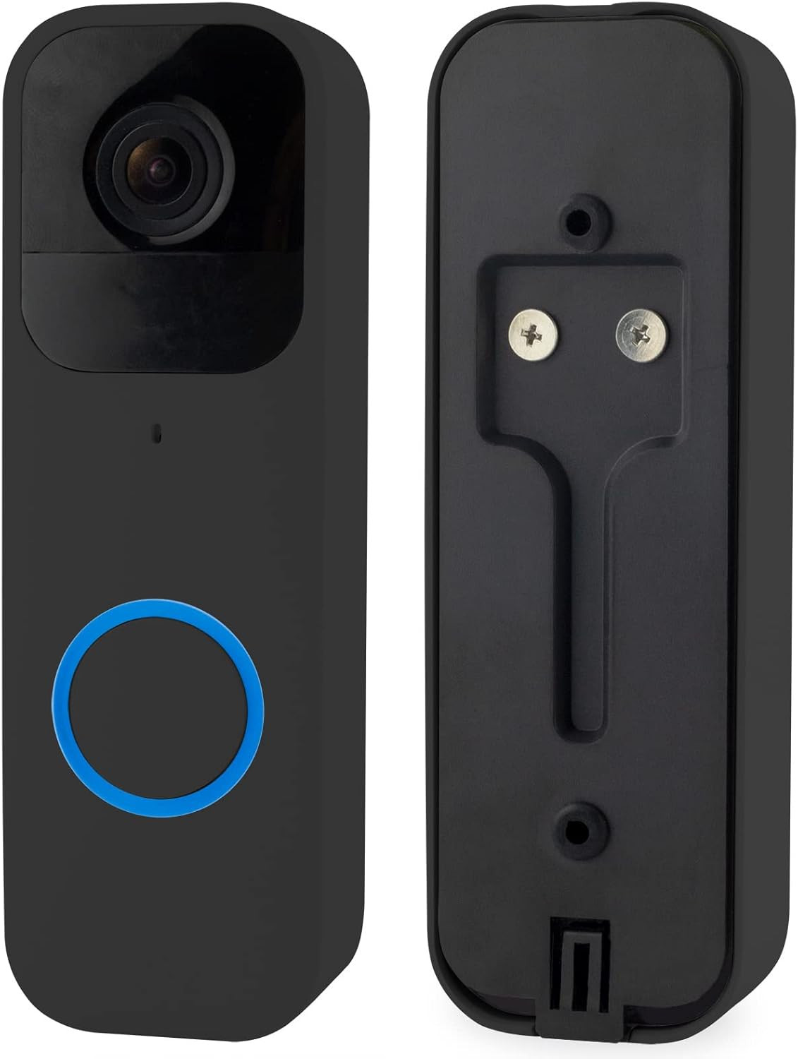 Black Backplate for Blink Video Doorbell Back Plate Replacement Part with Hooks