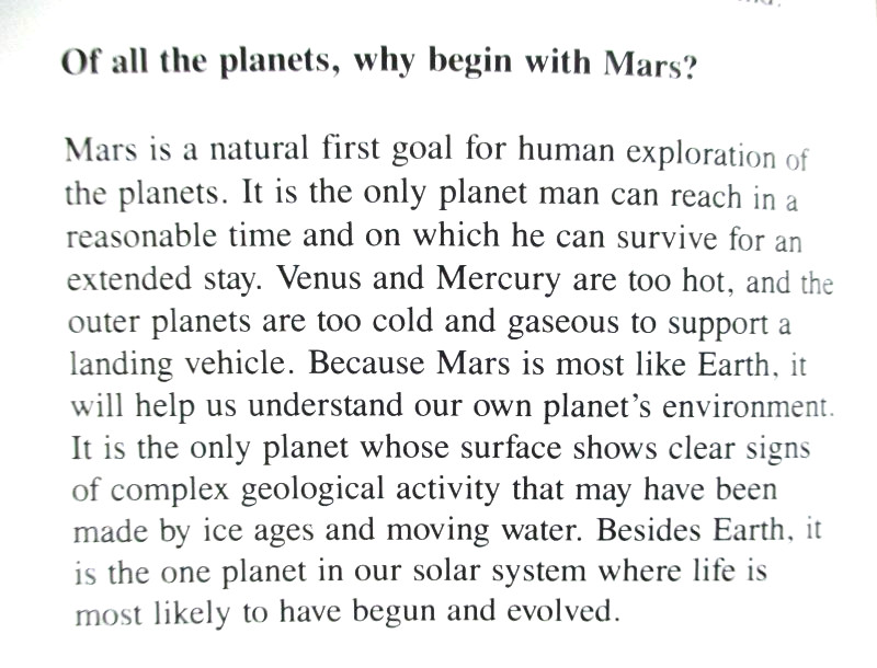 Mars Observer Mission & Why Mars? Booklets - NASA & Martin Marietta - 1992