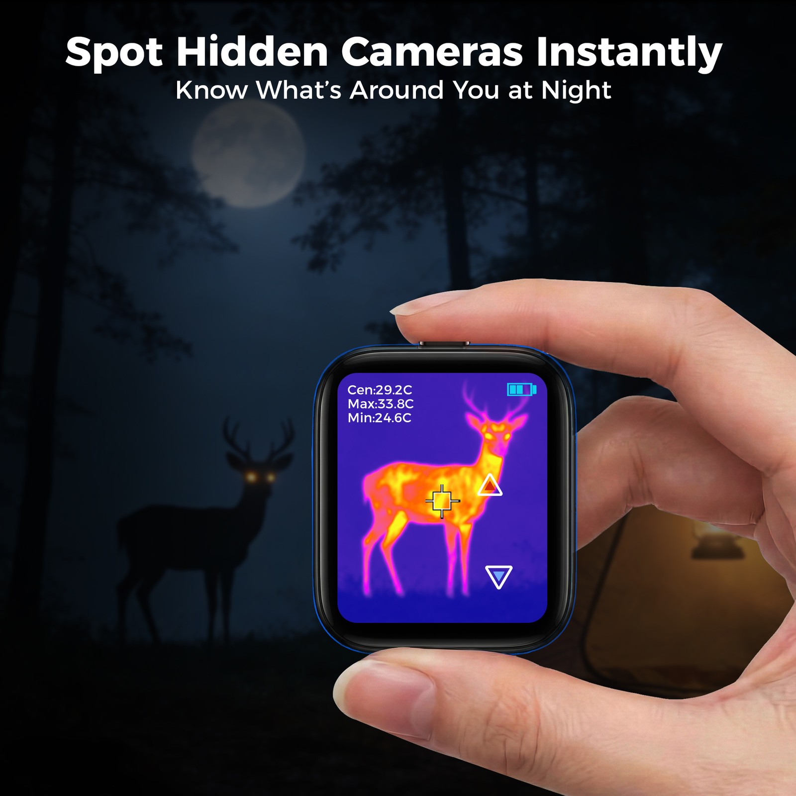 ANXTECH Mini Blue Infrared Thermal Imaging Camera 80*60 Resolution