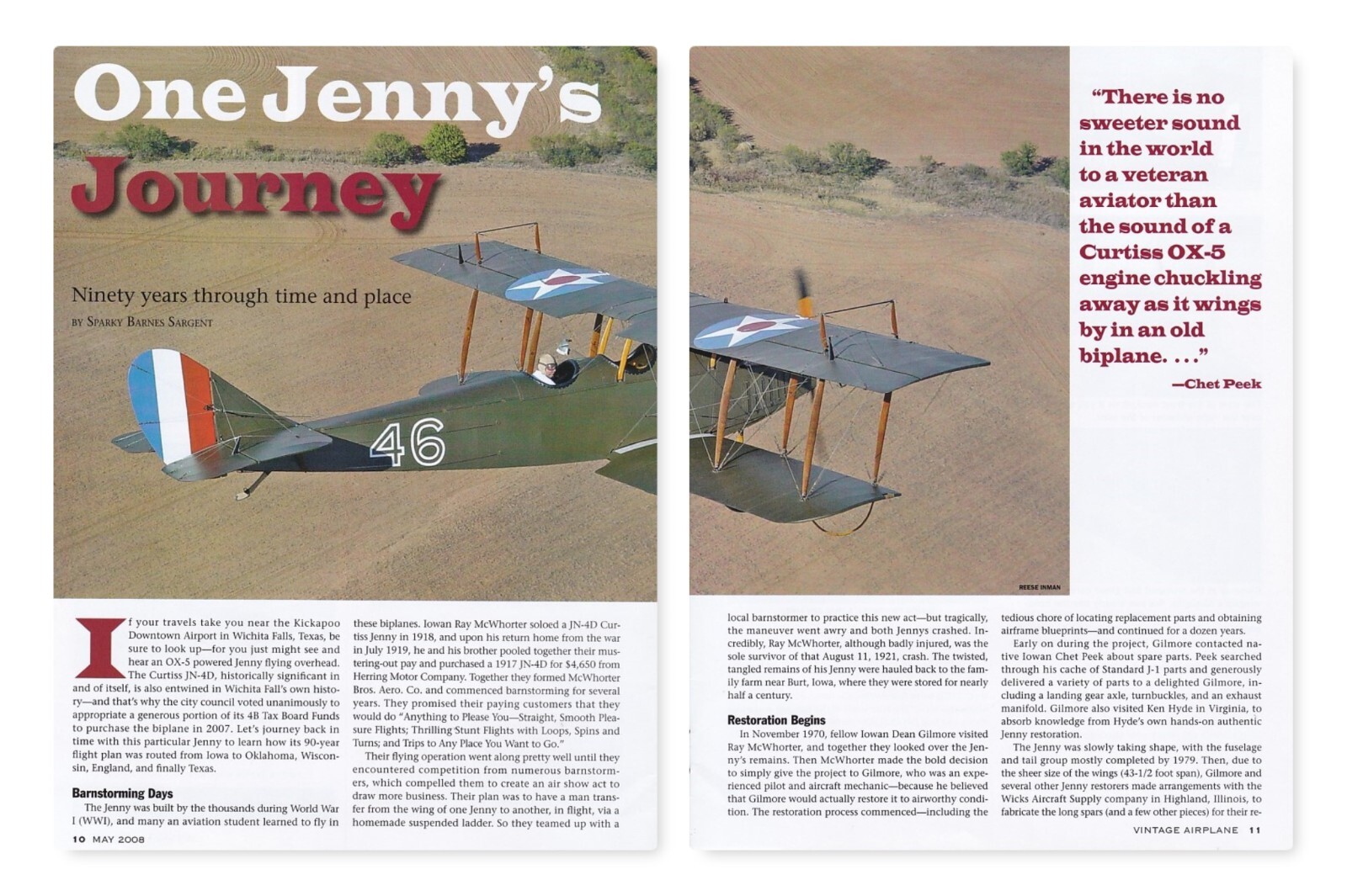 Curtiss Jenny Aircraft Report 10/1/2022a