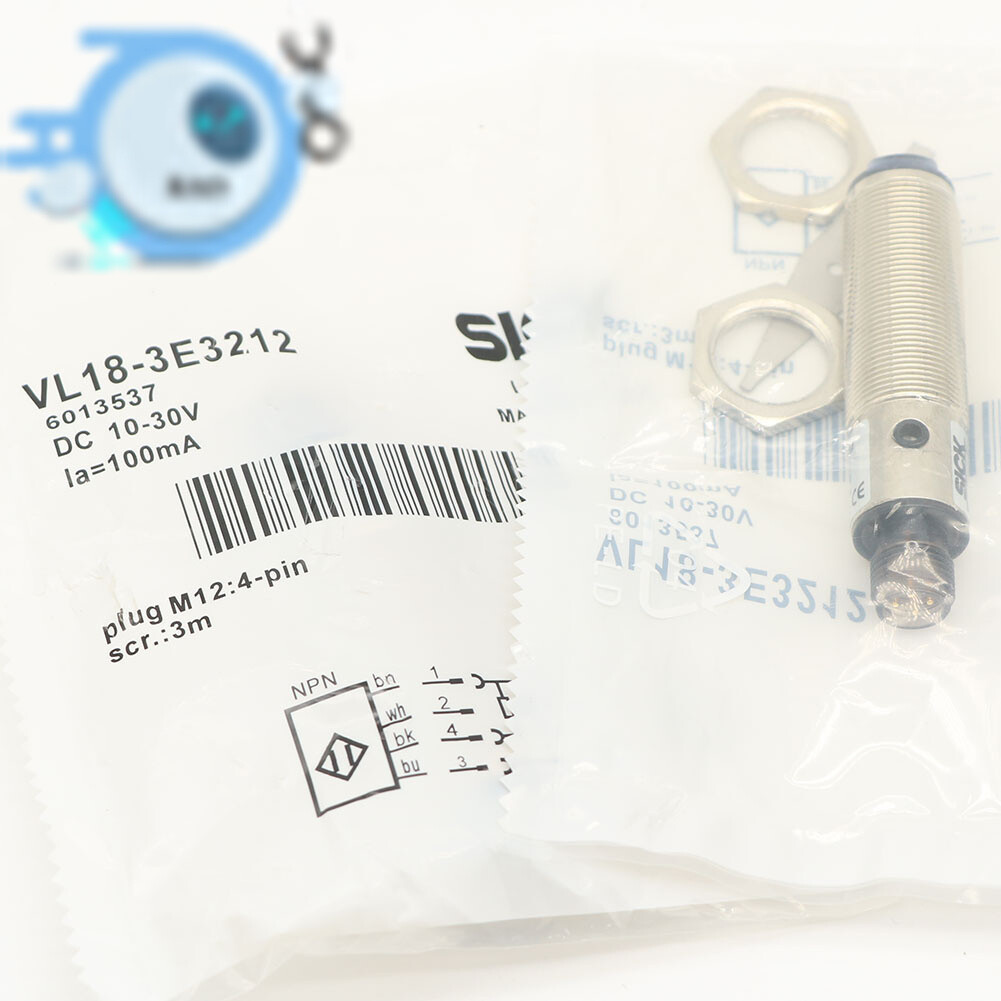 1PCS SICK VL18-3E3212 Photoelectric retro-reflective sensor NPN ,New~