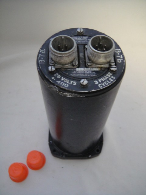 Vintage BuAer US Navy Bendix Control Turn & Bank Aircraft Instrument
