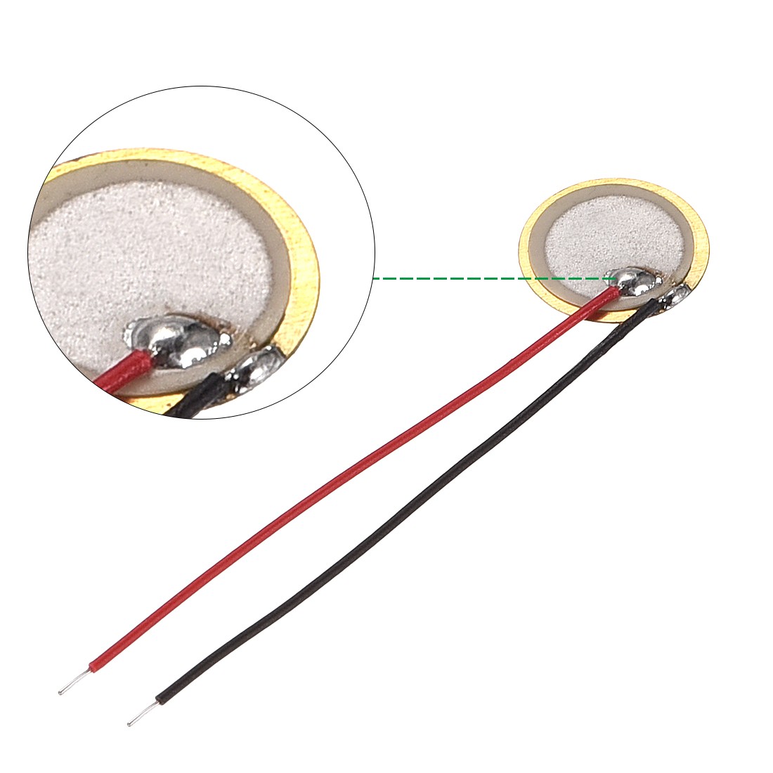 20Pcs 10mm Discs Guitar Trigger Buzzer Transducer Element