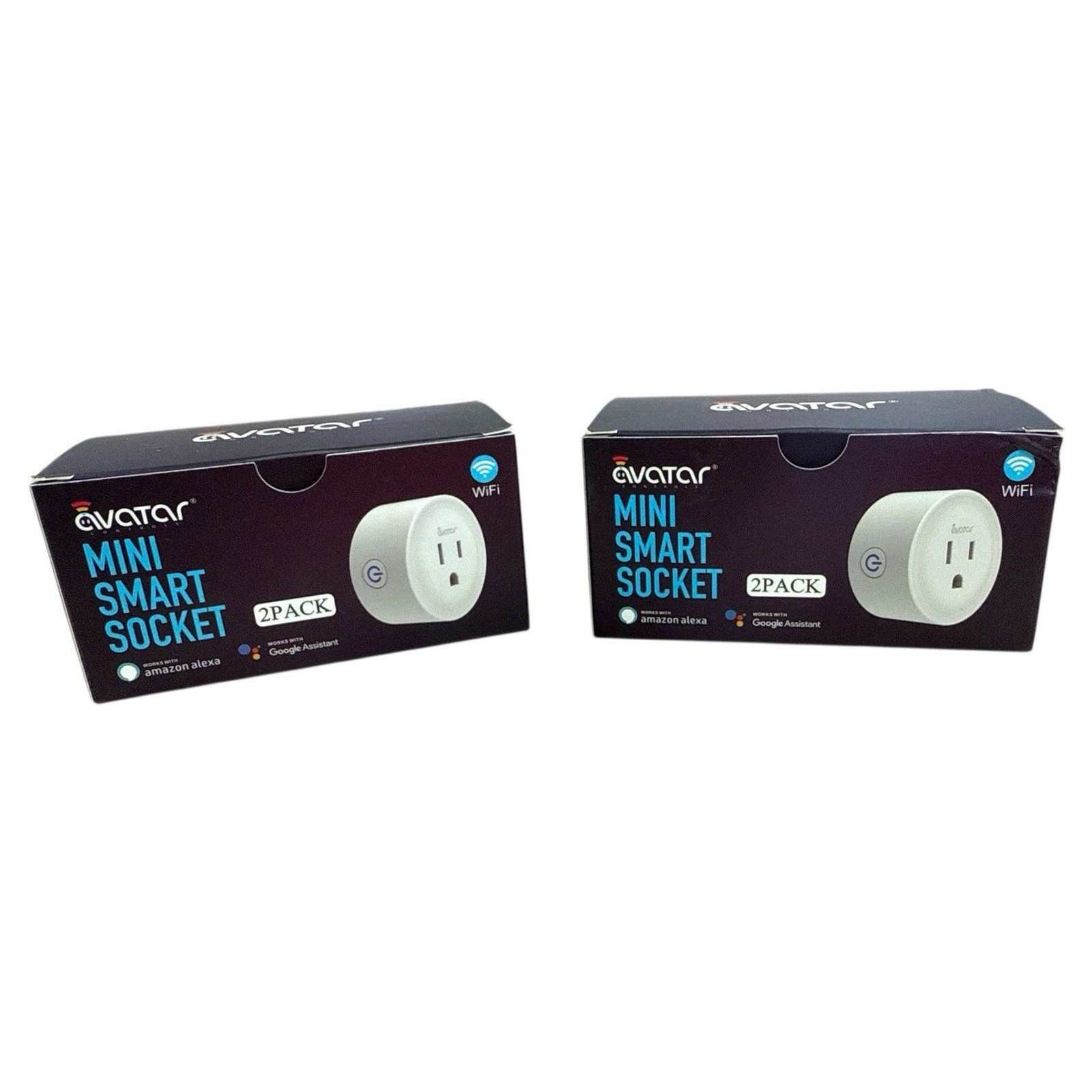 Smart WiFi Mini Plug Sockets 2-Packs (4 Total) Works with Alexa Google Home