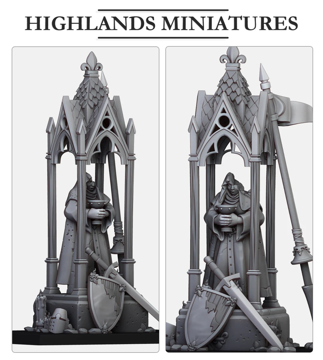 Gallia Filler - Shrine - Resin Tabletop Miniature