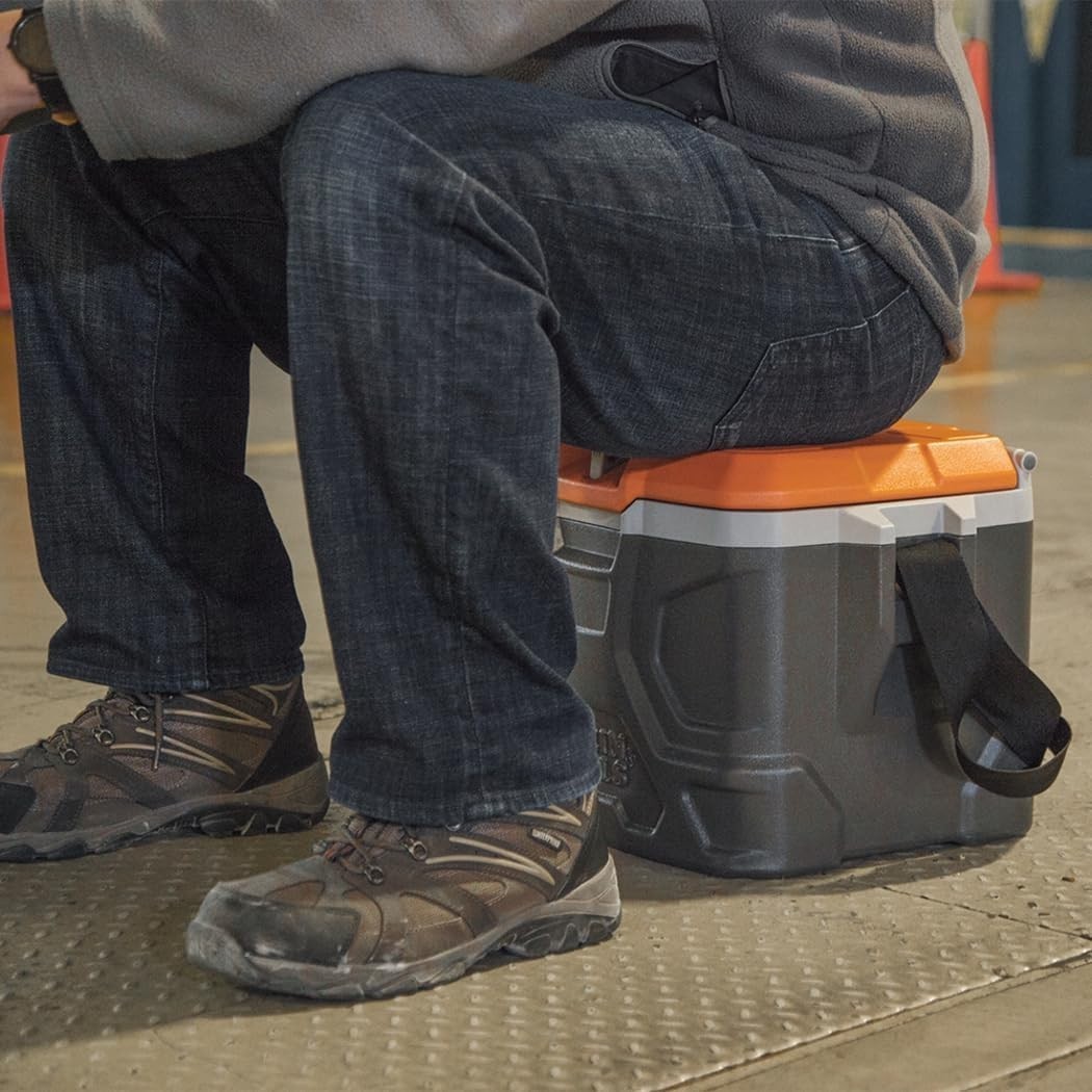 Klein Tools 55600 Work Cooler / Lunch Box, 17-Quart, Seats 300 Lb