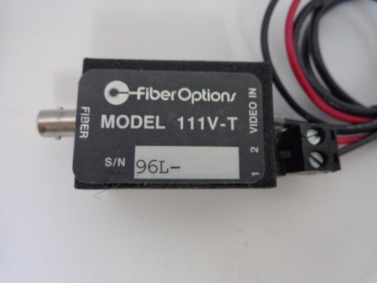 Fiber Options 111V-T 12-24VAC +12-24VDC Transmitter