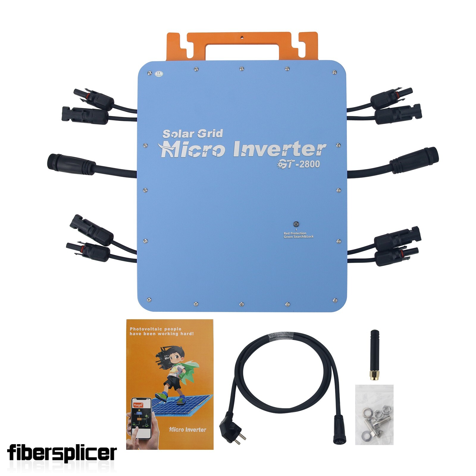 GT-2800 2800W Solar Grid Micro Inverter MPPT WiFi Control IP66 APP Upgrade 230V