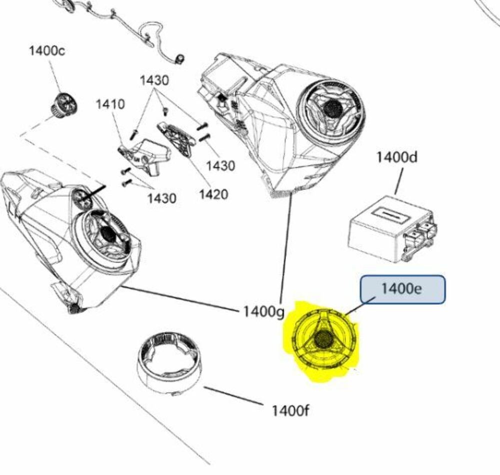 NEW OEM 2018-2020 SEADOO SPEAKER ONE UNIT ONLY 278003463
