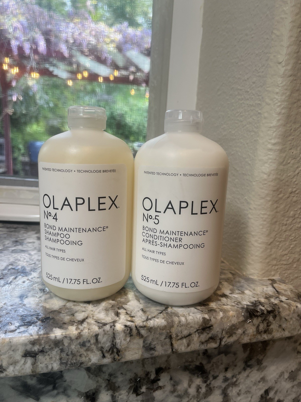 New, Sealed Olaplex Jumbo 17.75 Oz Duo: No. 4 Bond Maint. Shampoo & Conditioner