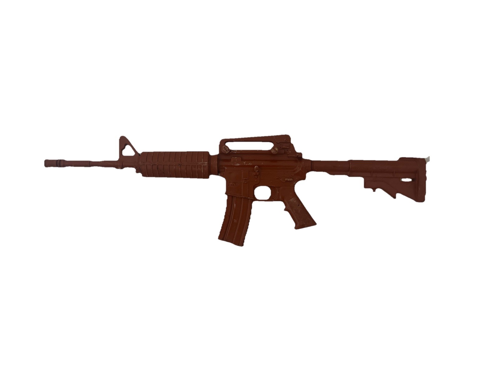 ASP 7407 Red Plastic Training and Practice M-4 Assault Rifle Gun Patrol Rifle