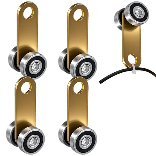 2 Wheel Trolley Assembly Roller,Trolley Wheels Assembly for Use with 1-5/8"