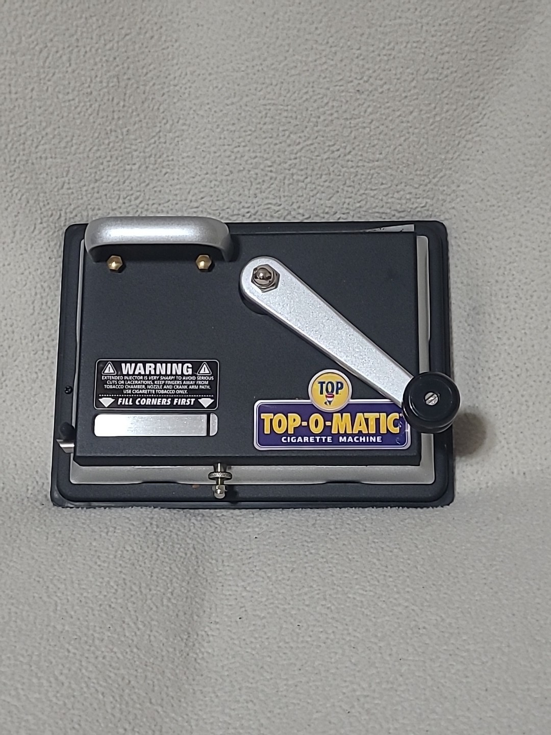 Top-O-Matic Cigarette Rolling  Machine-Preowned Condition-Tobacco-used Few Times