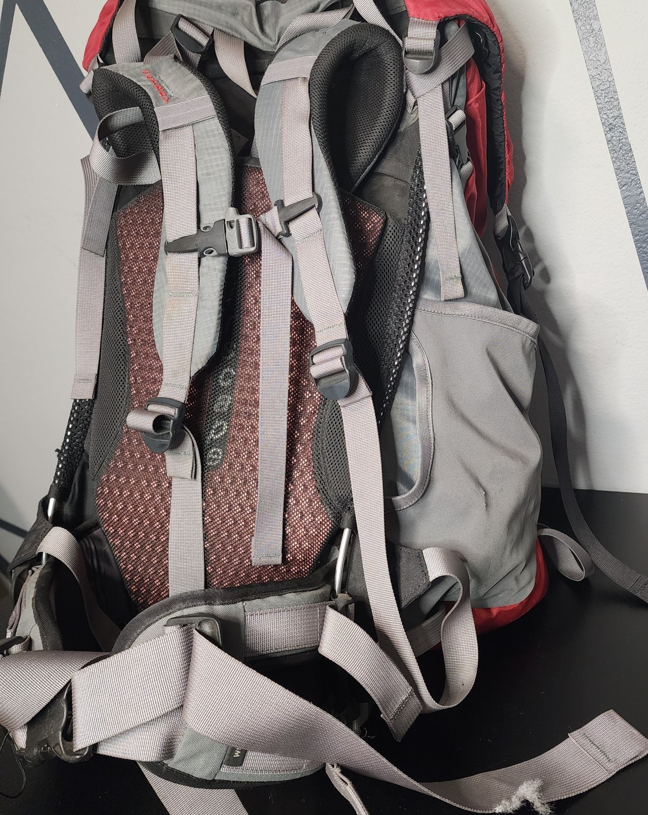 Osprey Ariel 65 Backpacking Backpack Red size WS