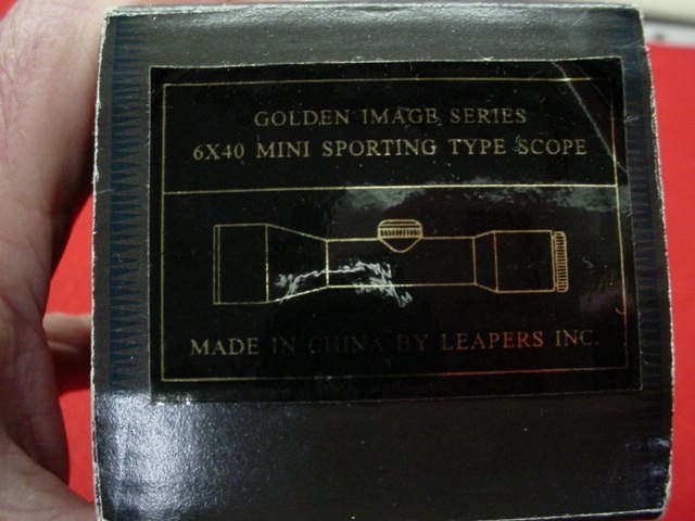 Leapers- Golden Image- 6x40mm- Sporting Scope- New !! (A)