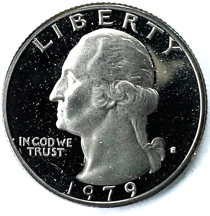 1979 S 25c Washington Proof Quarter Dollar San Francisco