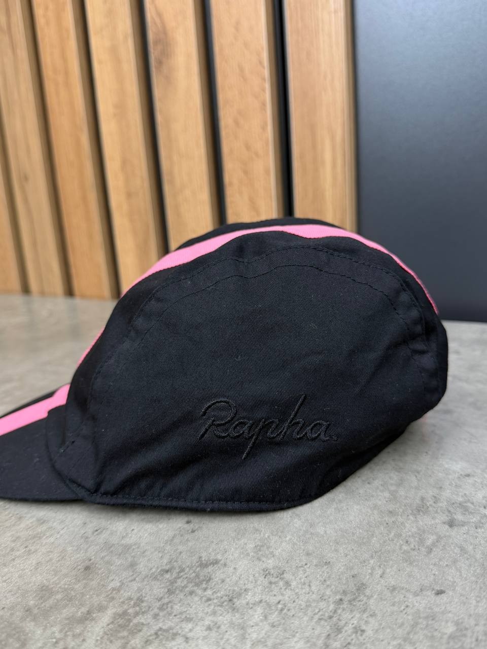 Rapha Black Pink Cycling Cap Size L