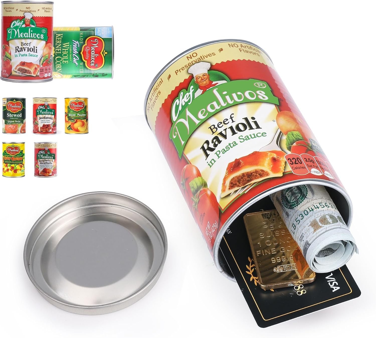 Realistic Fake Can Diversion Safe for Hidden Storage