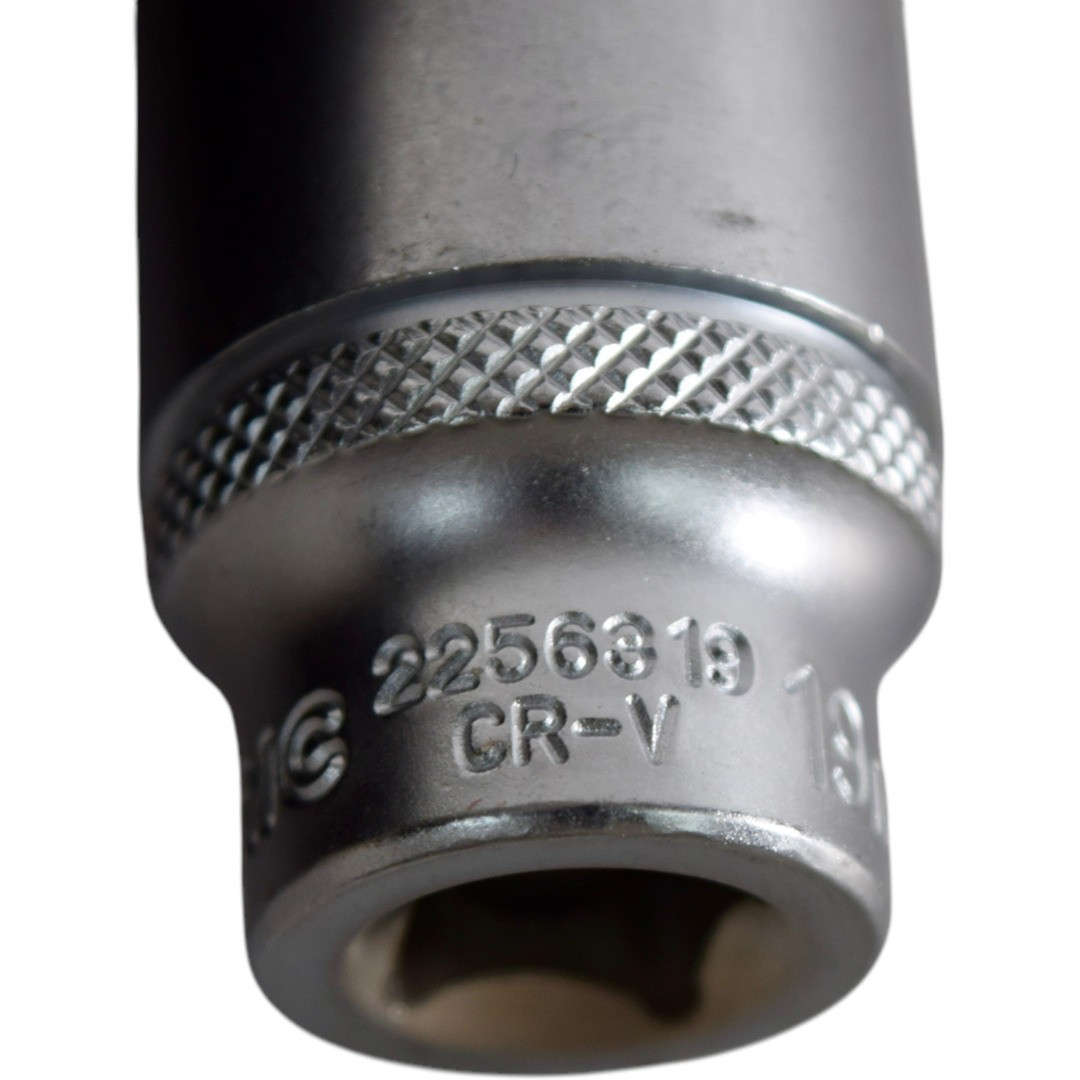 NEW SONIC 2256319 Flank socket 3/8'' 6-point deep 19mm