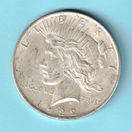 1922 P Peace Silver Dollar $1 90% Silver Coin US Mint Philadelphia Circulated