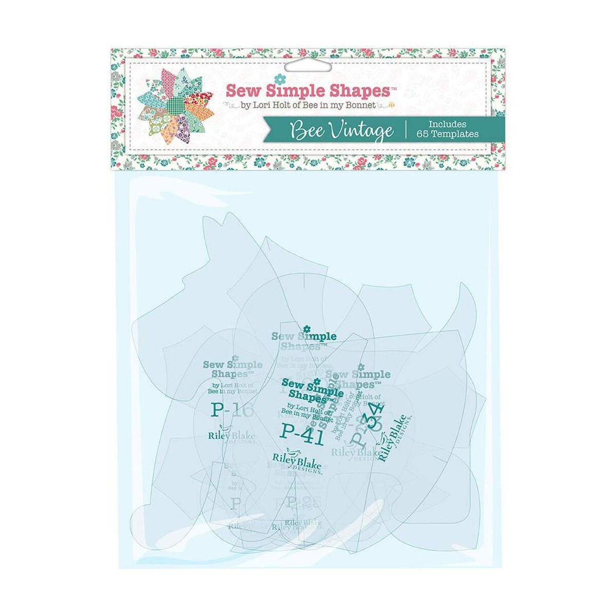 "Bee Vintage" Sew Simple Shapes by Lori Holt for Riley Blake 65 Templates