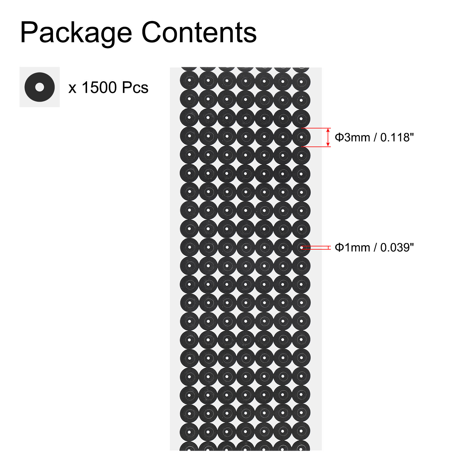 1500Pcs 3D Scanner Markers 1mm for 3D Scanner, 3D Tracking Dots