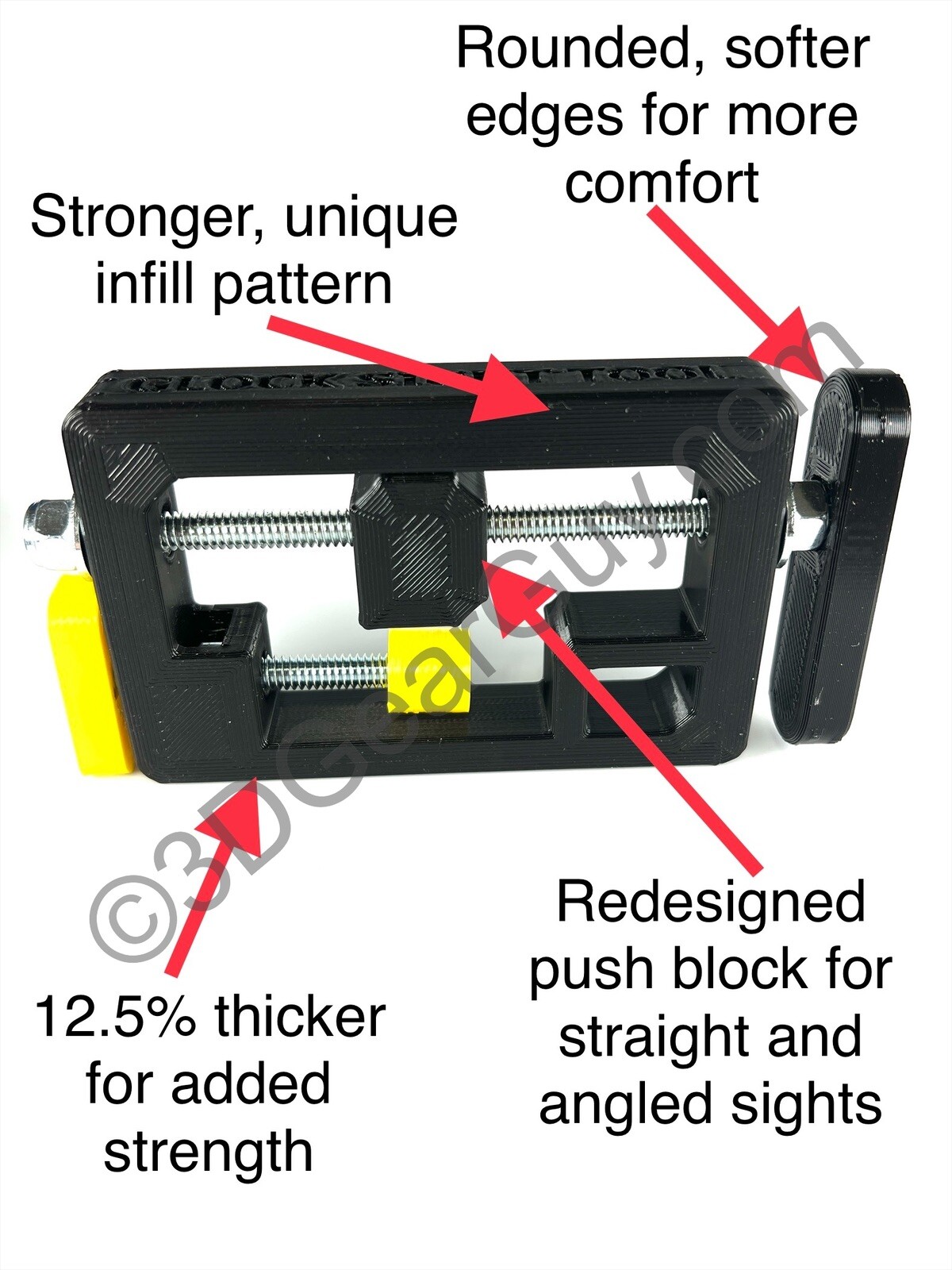 Rear Sight Tool &Front Sight Tools for Glock, Installation & Removal Press Tool