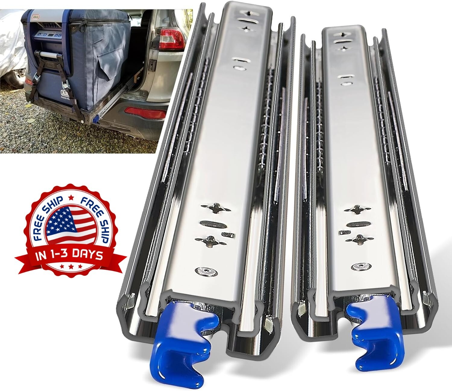 Correderas para cajones con cerradura con capacidad de carga de 250 lb US NUEVO