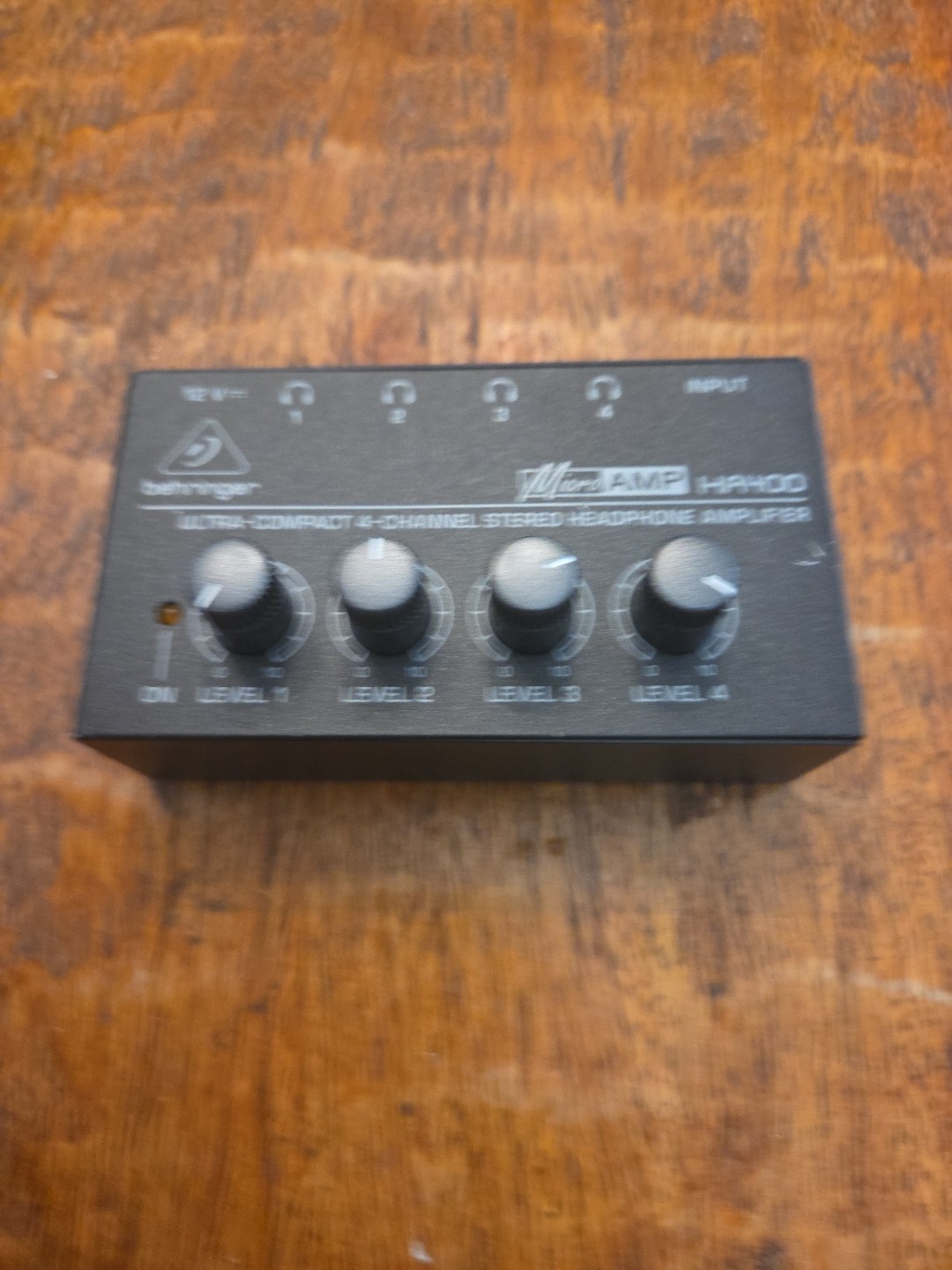 Behringer MicroAMP HA400 4-channel Headphone Amplifier - NO CABLES