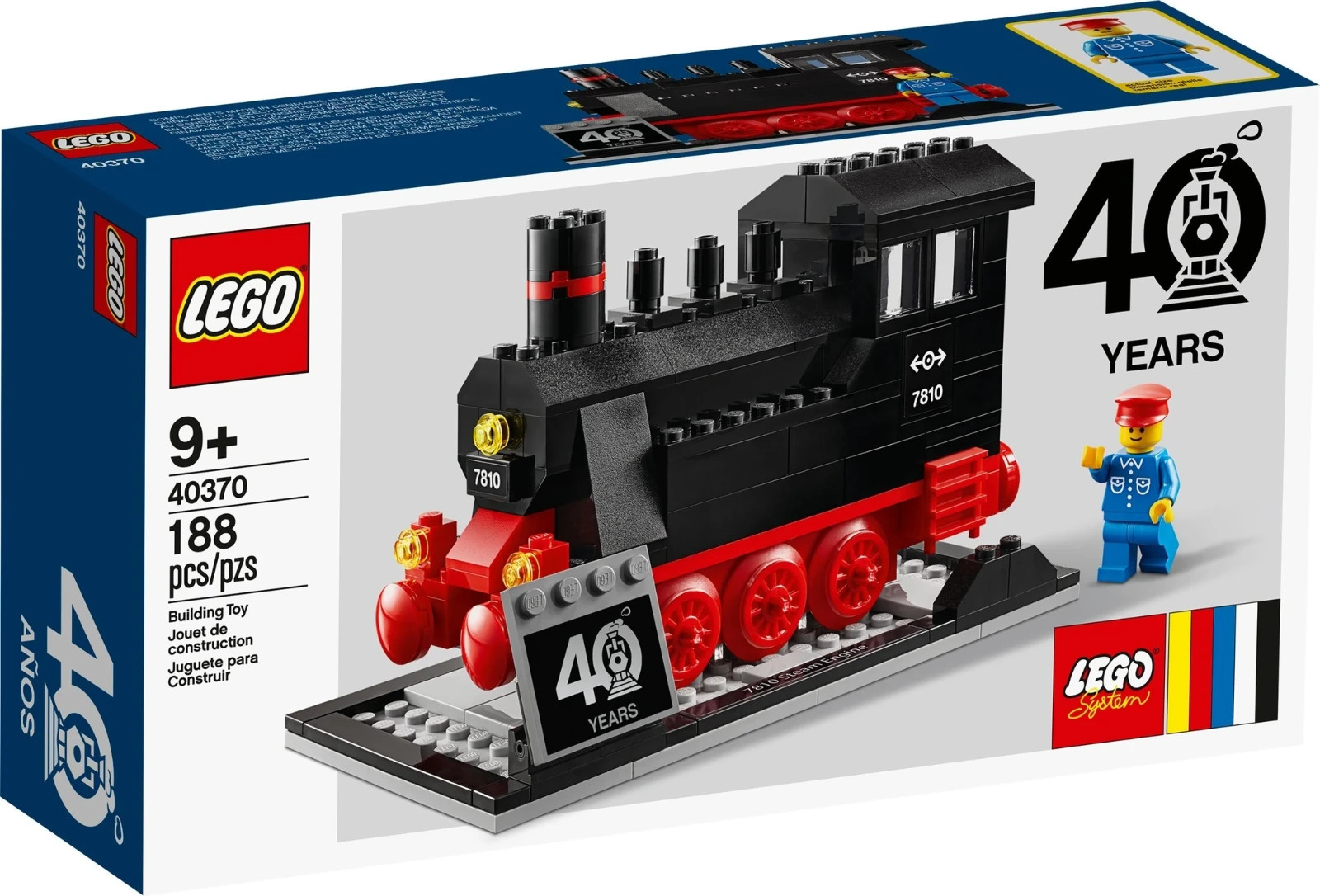 Lego 40 Years of Trains 40370 Retired Limited Edition New Factory Sealed 2020