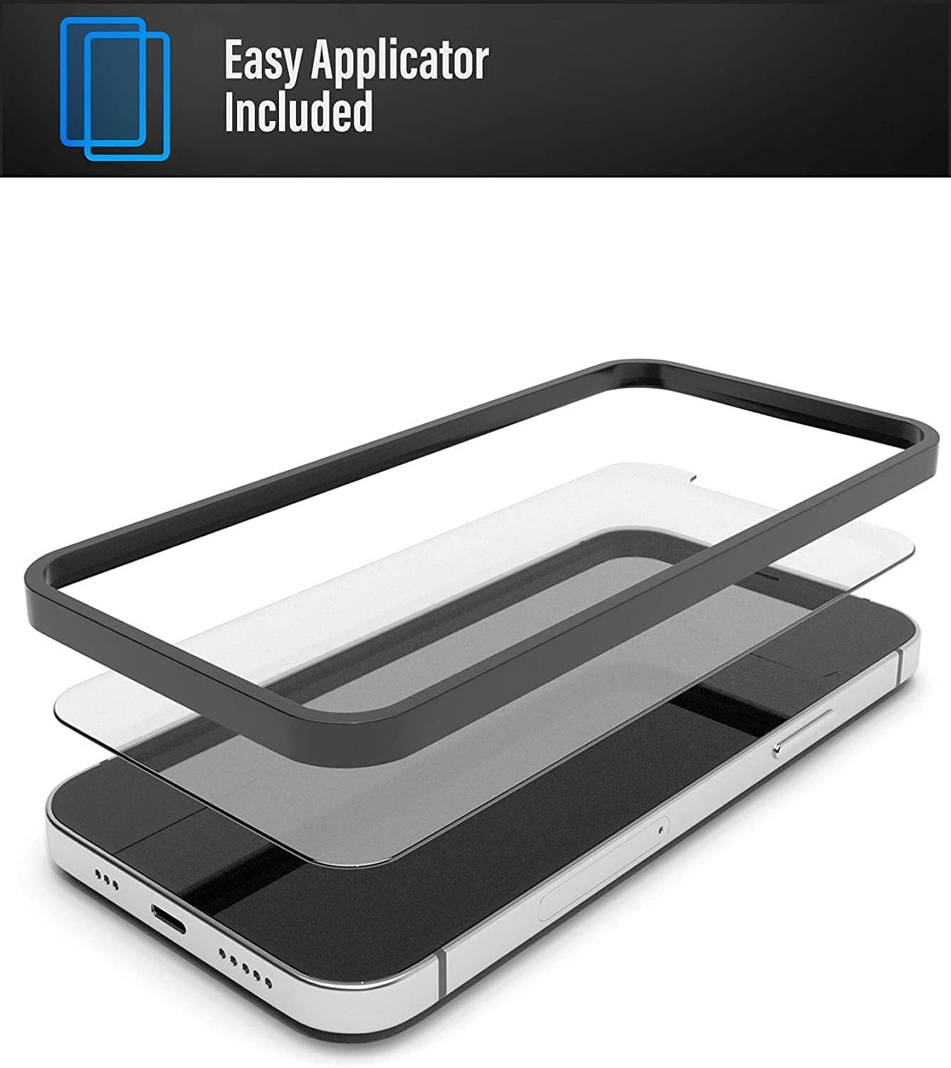 iPhone 13 Mini Tempered Glass Screen Protector Guard and Camera Lens Protector