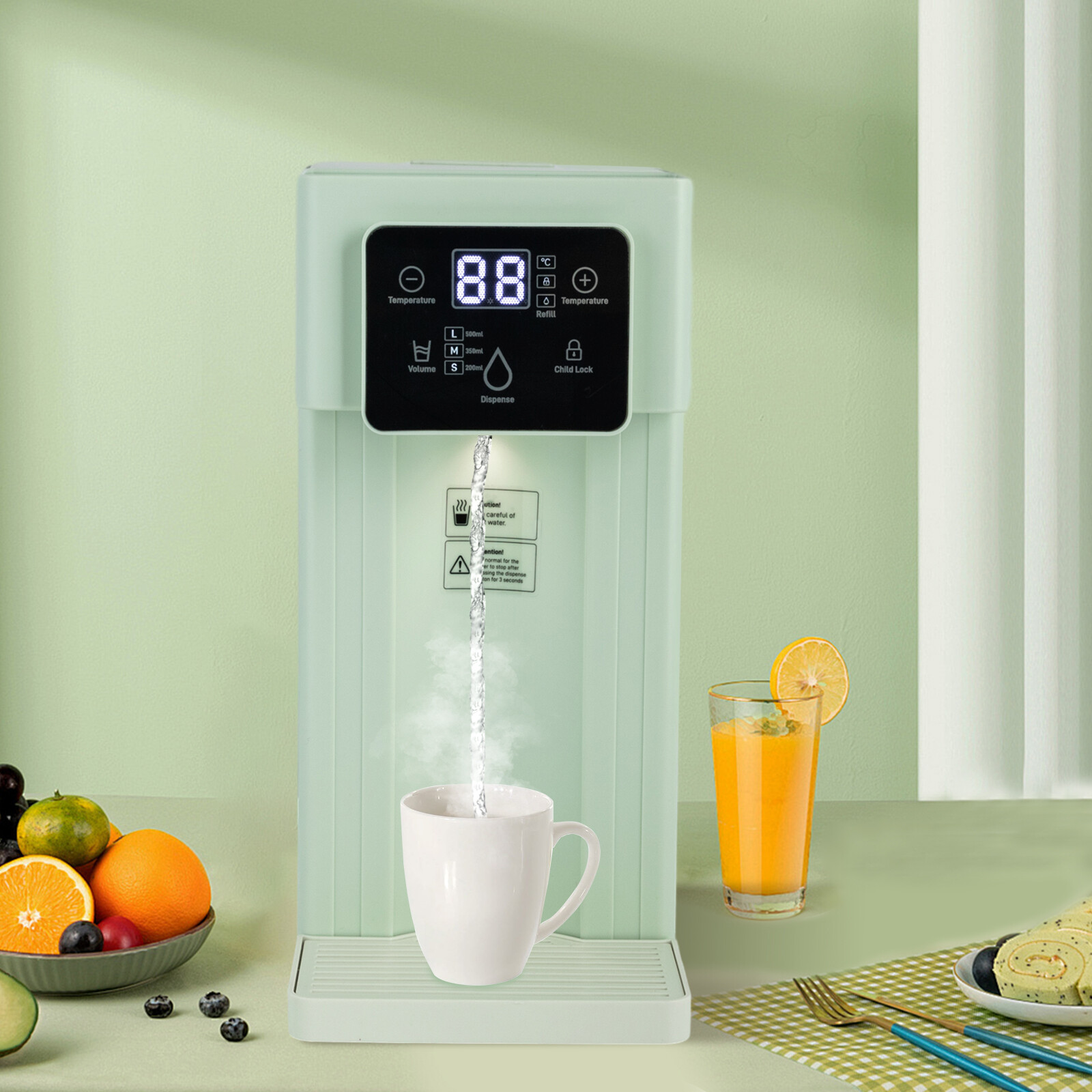 0.79Gal Countertop Water Dispenser Electric Instant Hot Water Dispenser&Filter